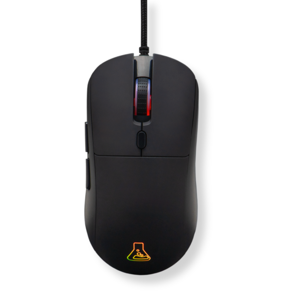 THE G-LAB Kult Cobalt Souris Gaming Filaire - 12800 DPI, 6 Boutons - Noir