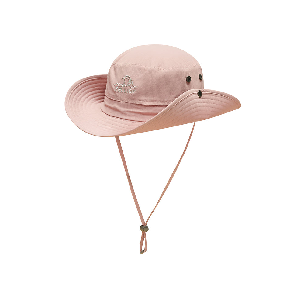 PELLIOT Chapeau de pêche d'extérieur - Rose poudré - Unisexe - Camping voyage - Imperméable durable