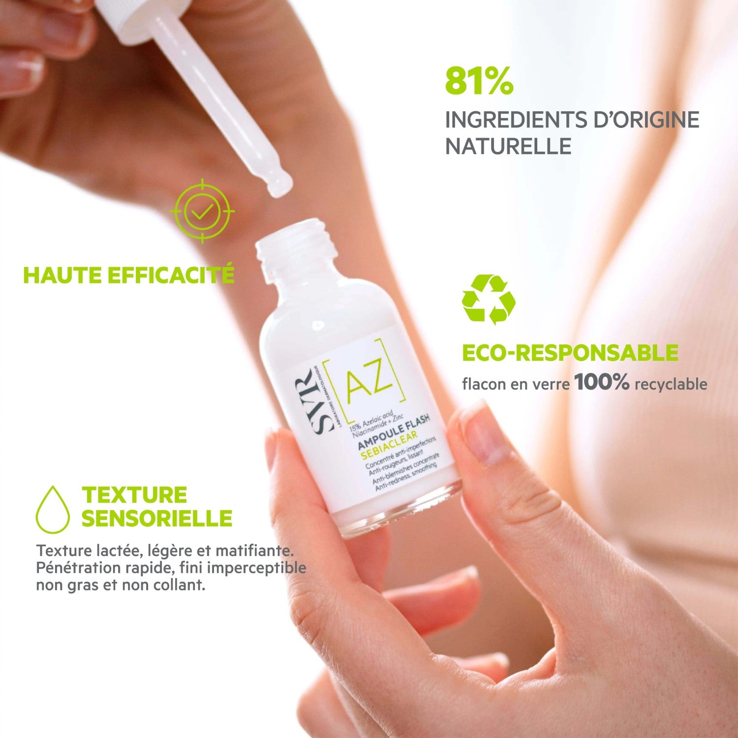 SVR Sebiaclear Ampoule Flash Sérum -30 ml
