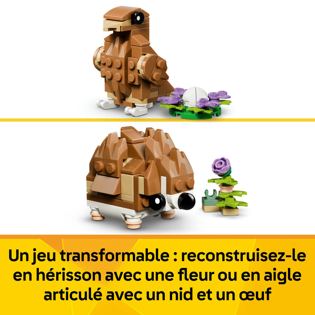 LEGO Creator 31376 L’adorable hamster et la fleur