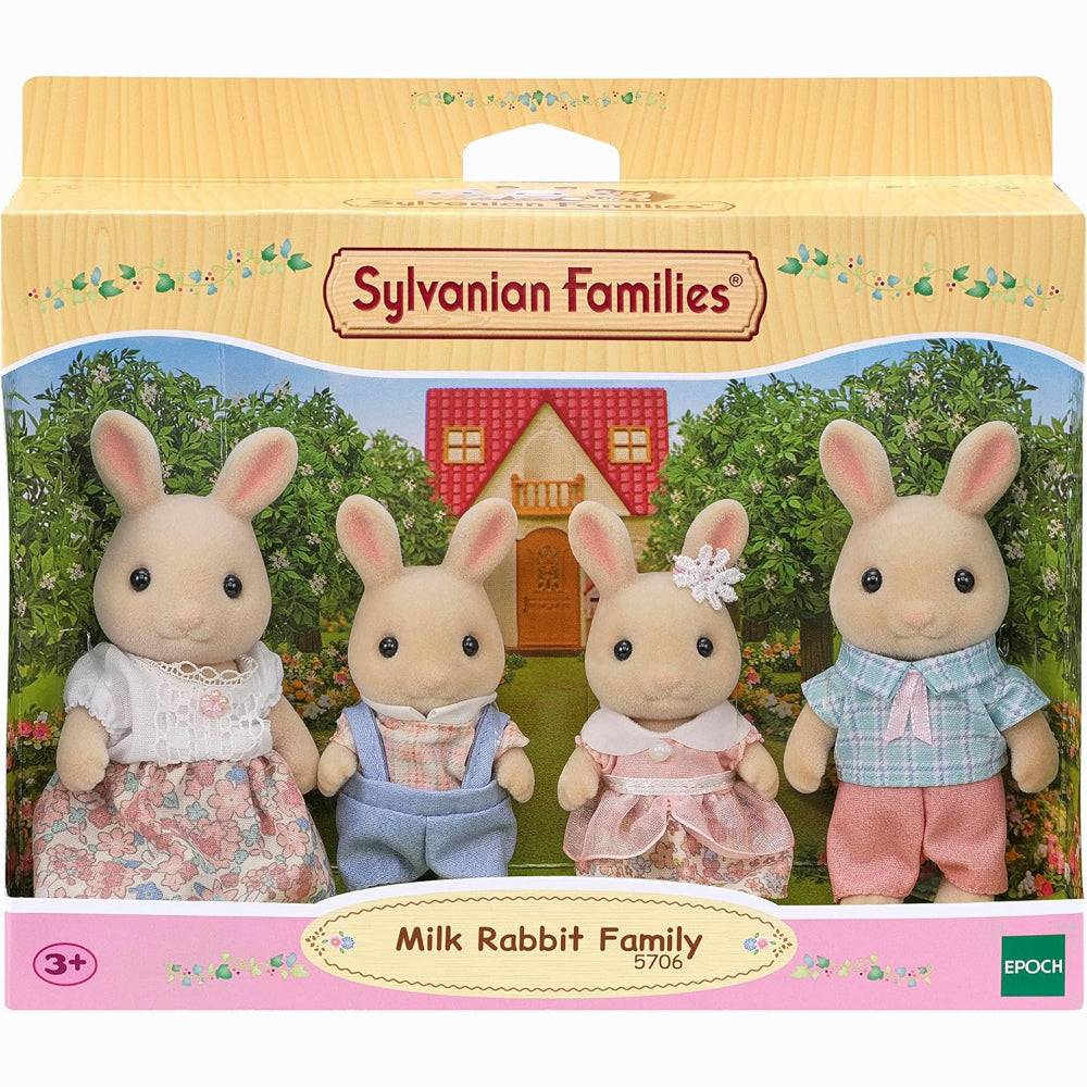 Sylvanian Families Set de Figurines Famille Lapin Lait