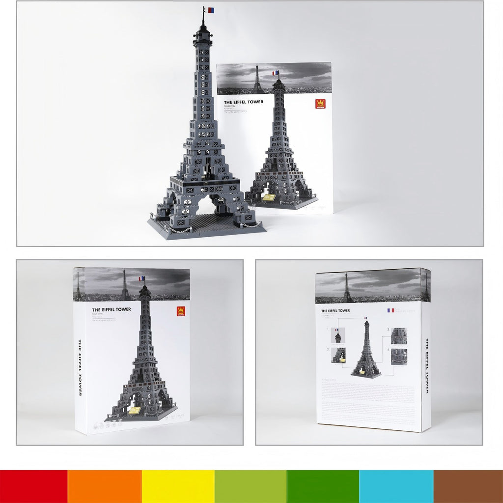 WANGE Tour Eiffel-Paris, France 976 Pièces Ensemble de Blocs de Construction pour Bâtisseurs Amateurs