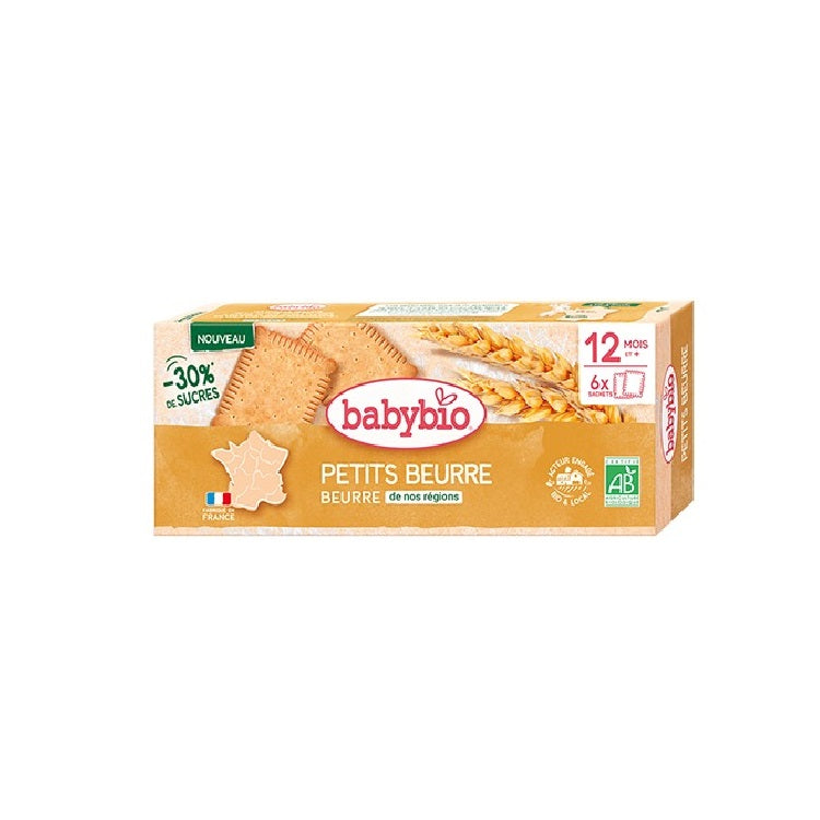 BABYBIO Petit Beurre bio Farine de nos régions Bio 120g