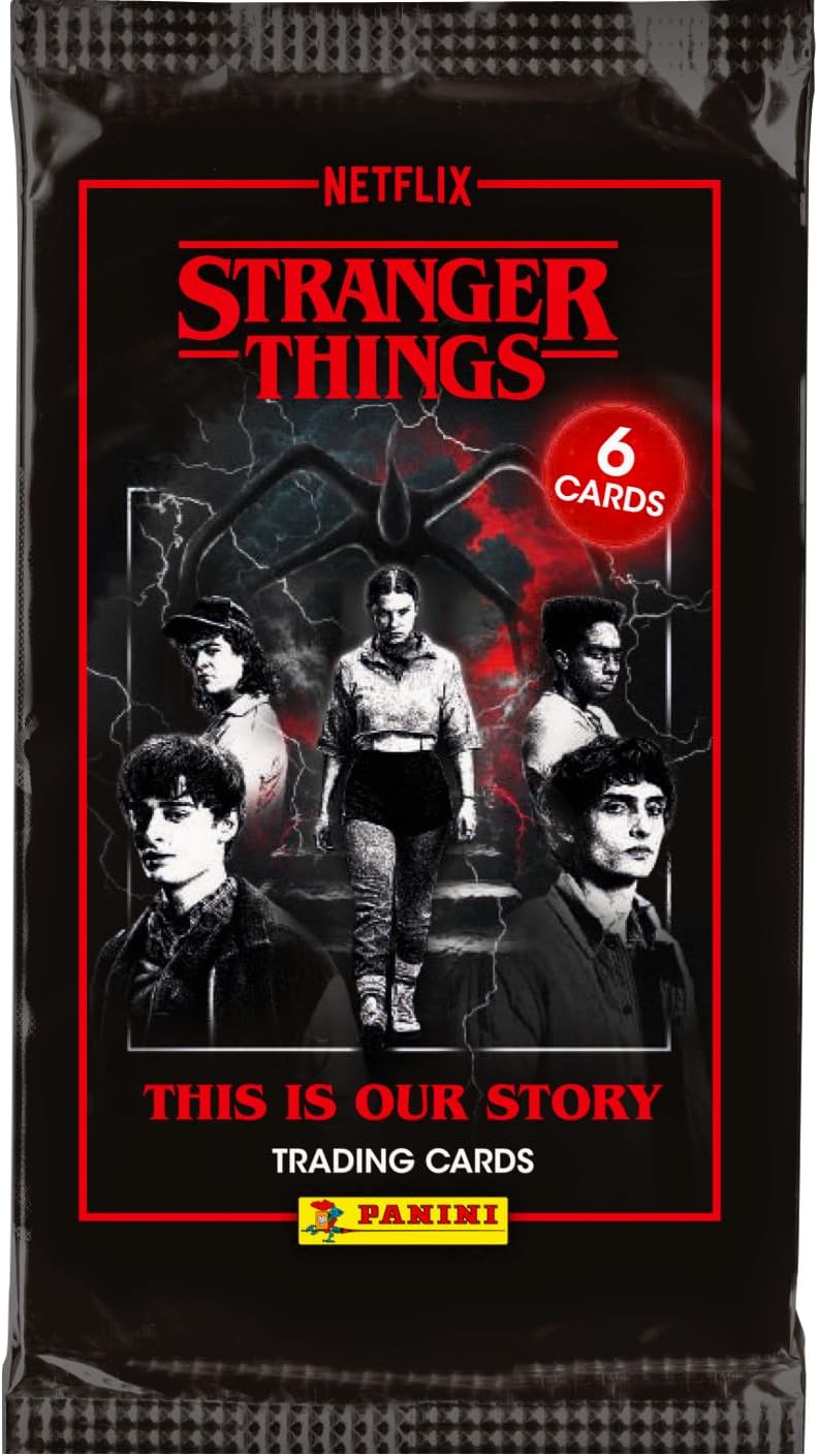PANINI STRANGER THINGS TRADING CARDS Blister 4 pochettes + 1 carte édition limitée
