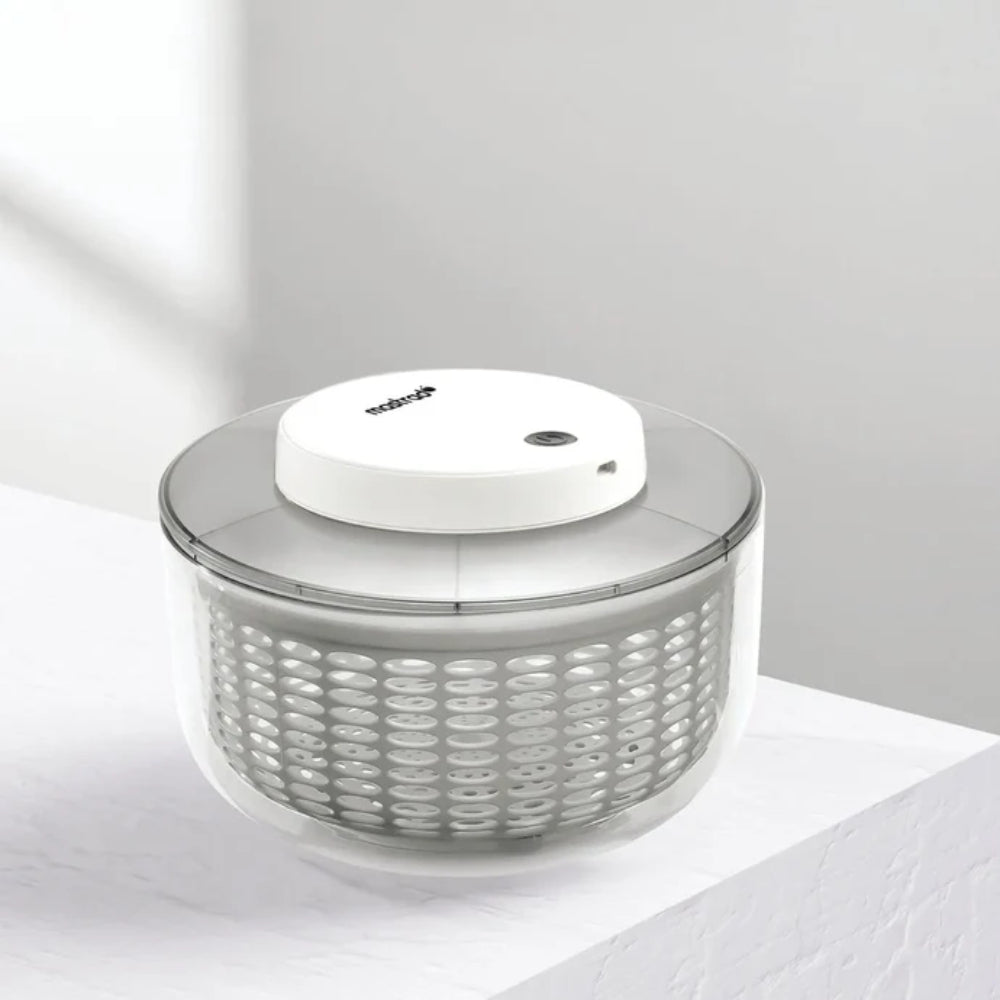 BELISSAM Essoreuse à salade électrique avec recharge USB-C 24 cm - 6 L
