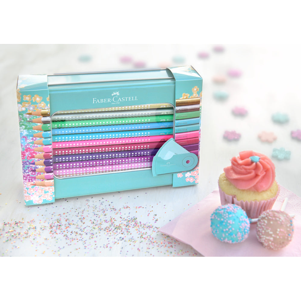Faber-Castell Coffret cadeau de 20 crayons Sparkle