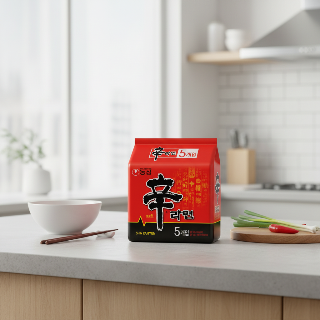 Nongshim Shin Ramyun Nouilles instantanées épicées - 5 x 120 g
