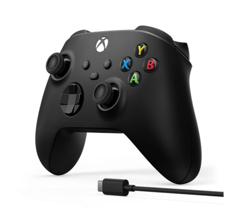 Manette sans fil Xbox pour PC avec câble USB-C - Noir