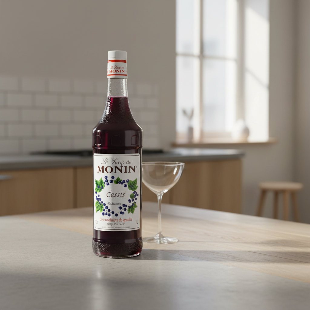 MONIN Sirop saveur cassis - 1 L