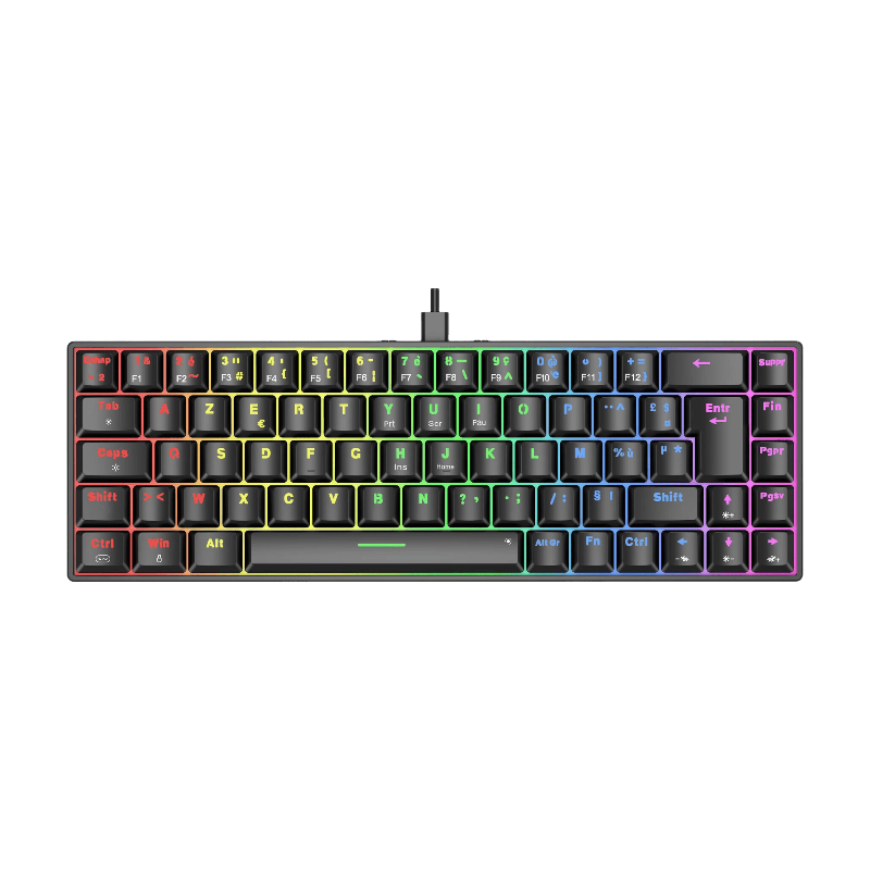 Akuma clavier gaming meka t01 mecanique 60% switch rouge
