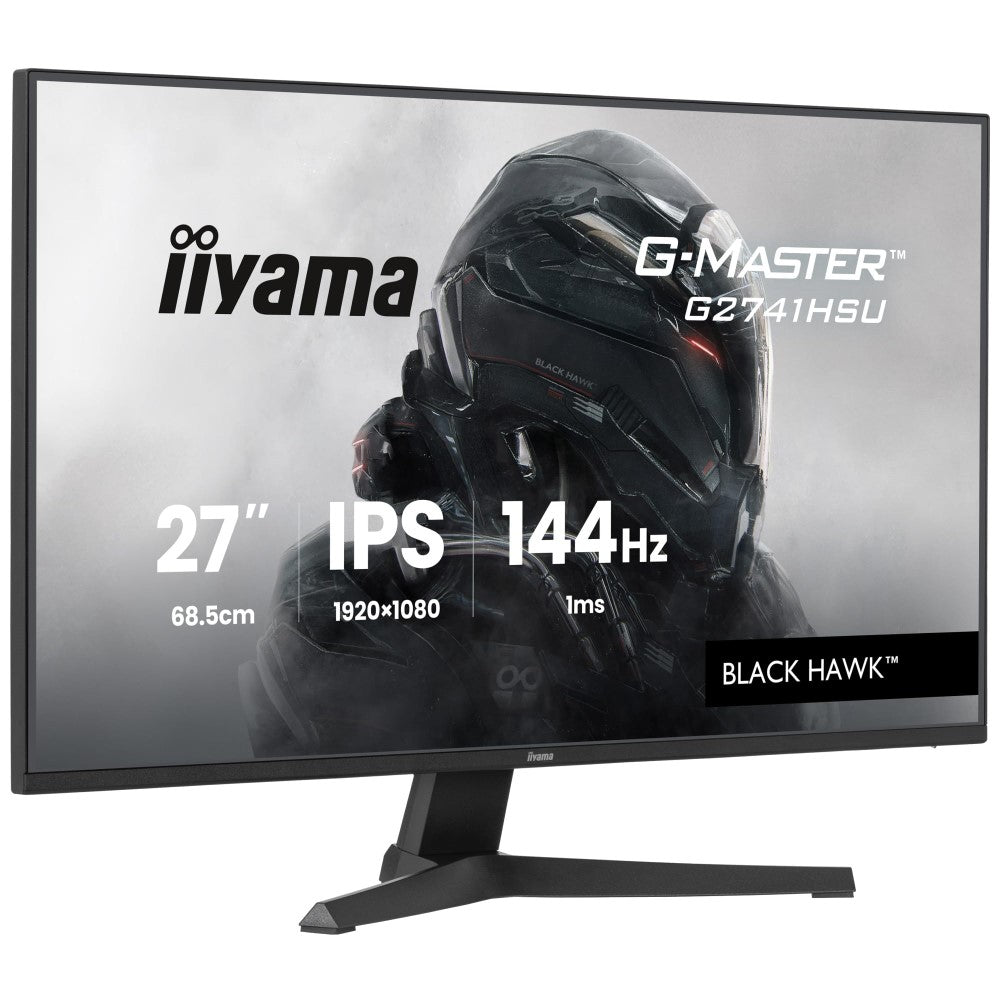 IIYAMA Passez à la vitesse supérieure avec le moniteur G2741HSU Black Hawk, avec technologie de dalle IPS et 1 ms MPRT