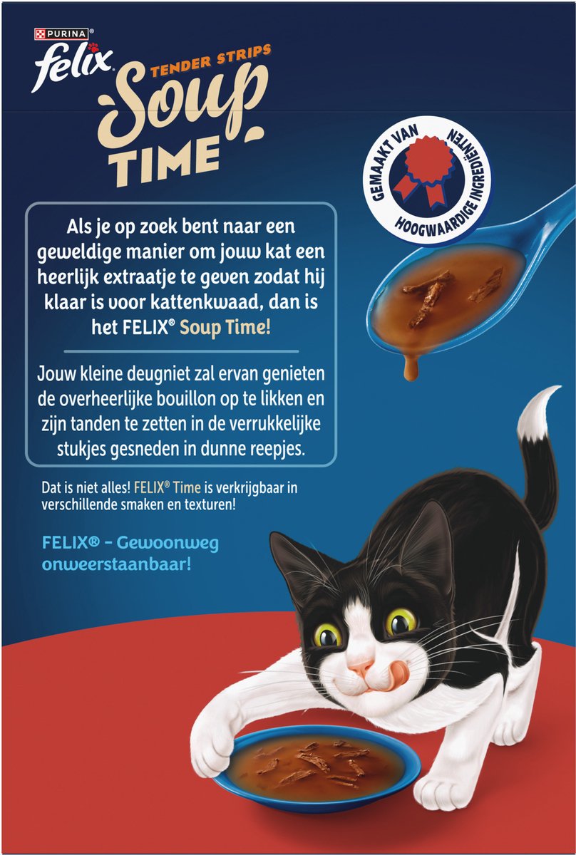 Felix soupe pour chat filets sélection de la ferme 48x48 g