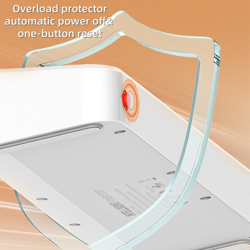 LDNIO Multiprise universelle avec interrupteur indépendant, 4 prises universelles, 2 x USB-A, 1 x Type-C, 1 x USB-C PD 20 W (5 V 3 A 20 W), 5 interrupteurs de sécurité indépendants