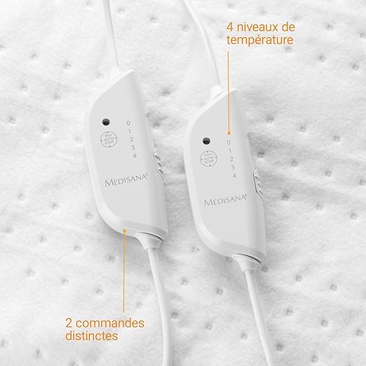 medisana HU 676 Chauffe-matelas électrique, Format très grand lit, Taille XL
