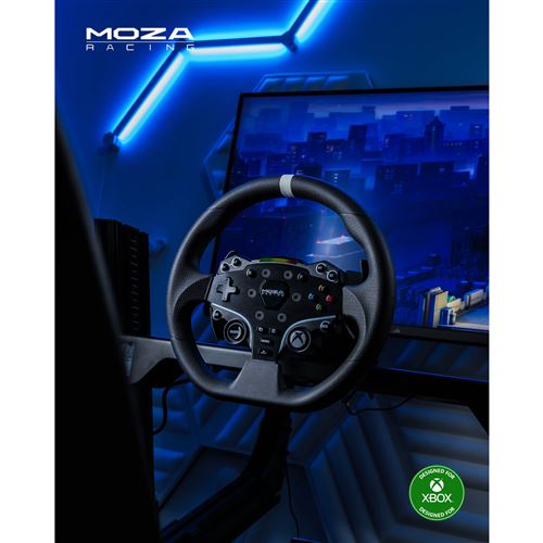 Moza Racing Pack R3 Racing pour Xbox et PC - Inclus Volant de Course, Base de Volant et Pédales