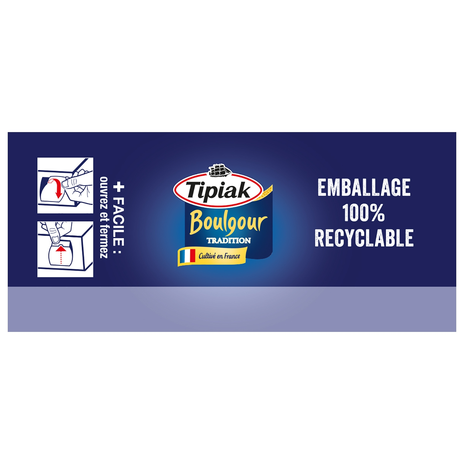 TIPIAK Boulgour Tendre et Fondant 8min 450g