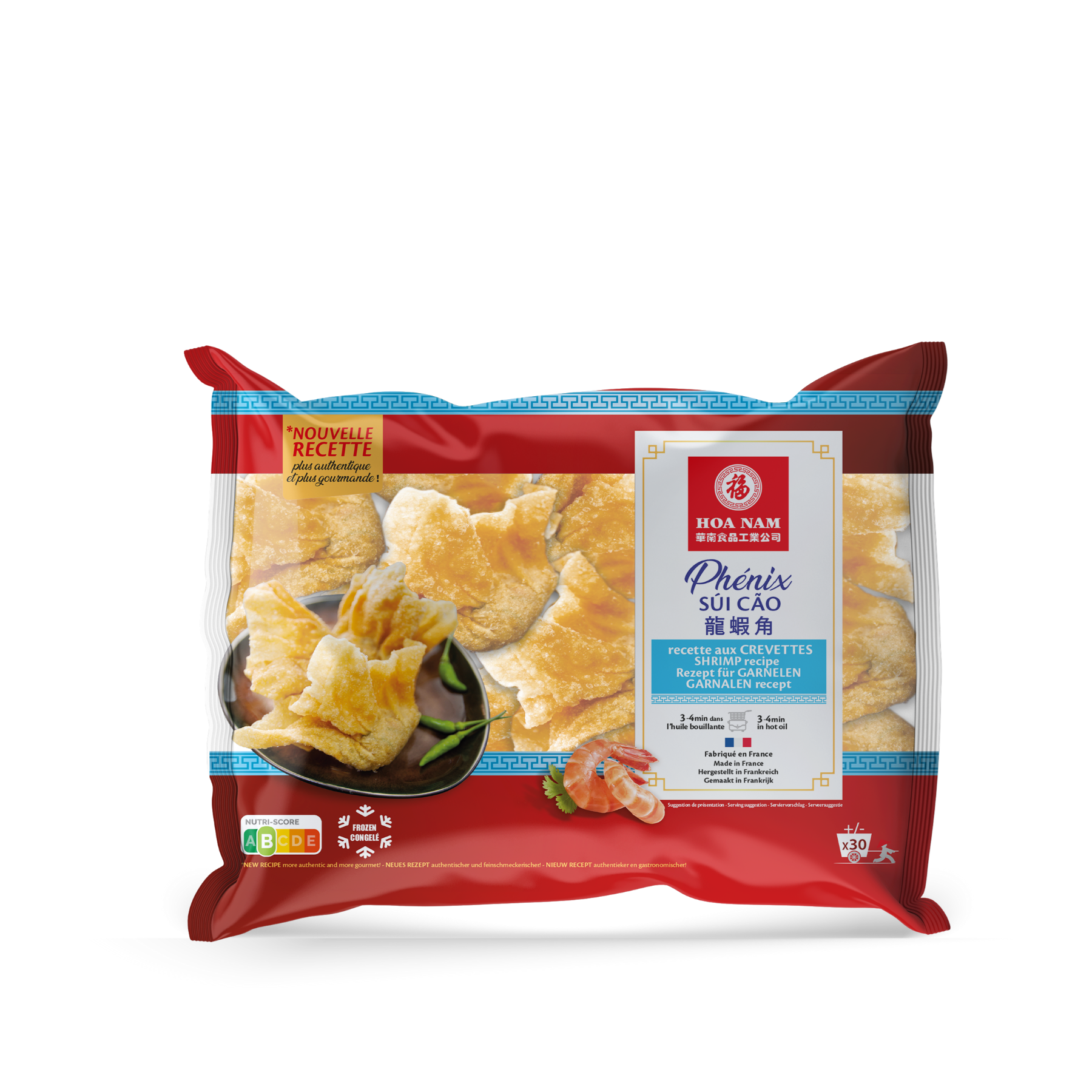 Hoa Nam Bouchées Phénix aux crevettes - Environ 30 pièces 780 g