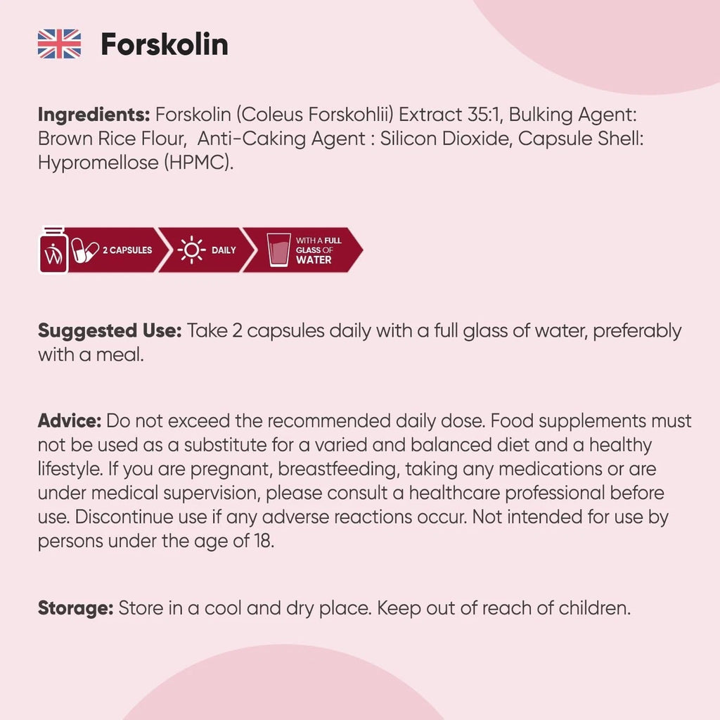 WeightWorld Forskoline 1000 mg 60 Capsules