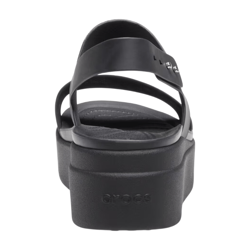 CROCS Brooklyn Low Sandales compensées WMNS Noir