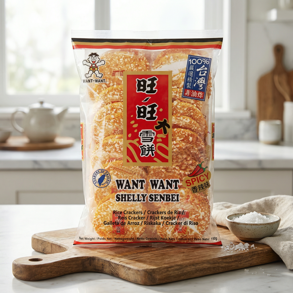 WANT WANT Crackers de riz épicés - 150 g