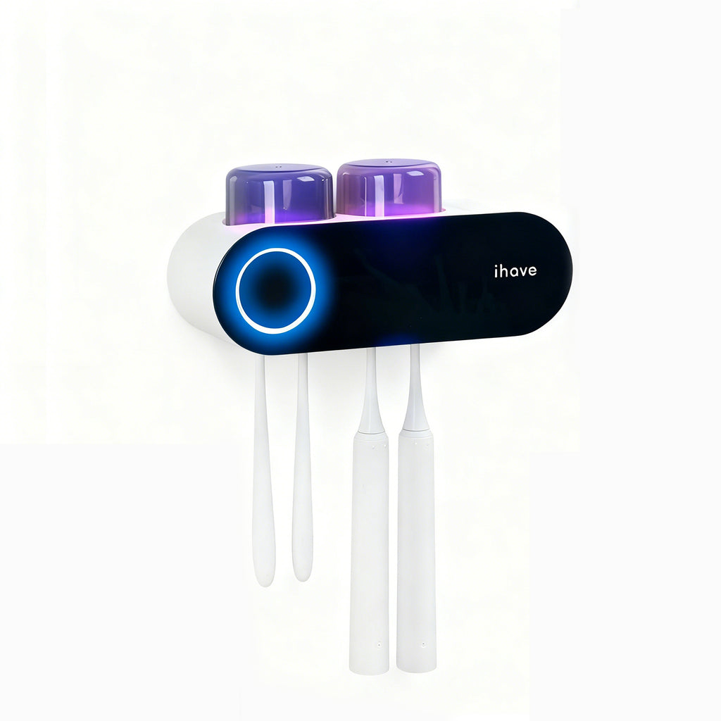 iHave F1102 Stérilisateur de brosse à dents avec porte-brosse à dents