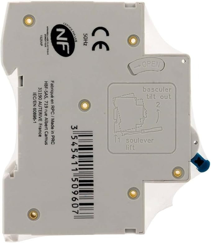 Disjoncteur 10A PH/N - NF - Zenitech