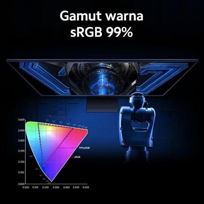 Écran de jeu Xiaomi G27Qi 27" 2K QHD Fast IPS : 2560x1440, 180 Hz, 1 ms, 95 % DCI-P3 100 % sRGB, Compatible FreeSync G-Sync, Double DP/HDMI, Support VESA, Écran d'ordinateur PC sans bords