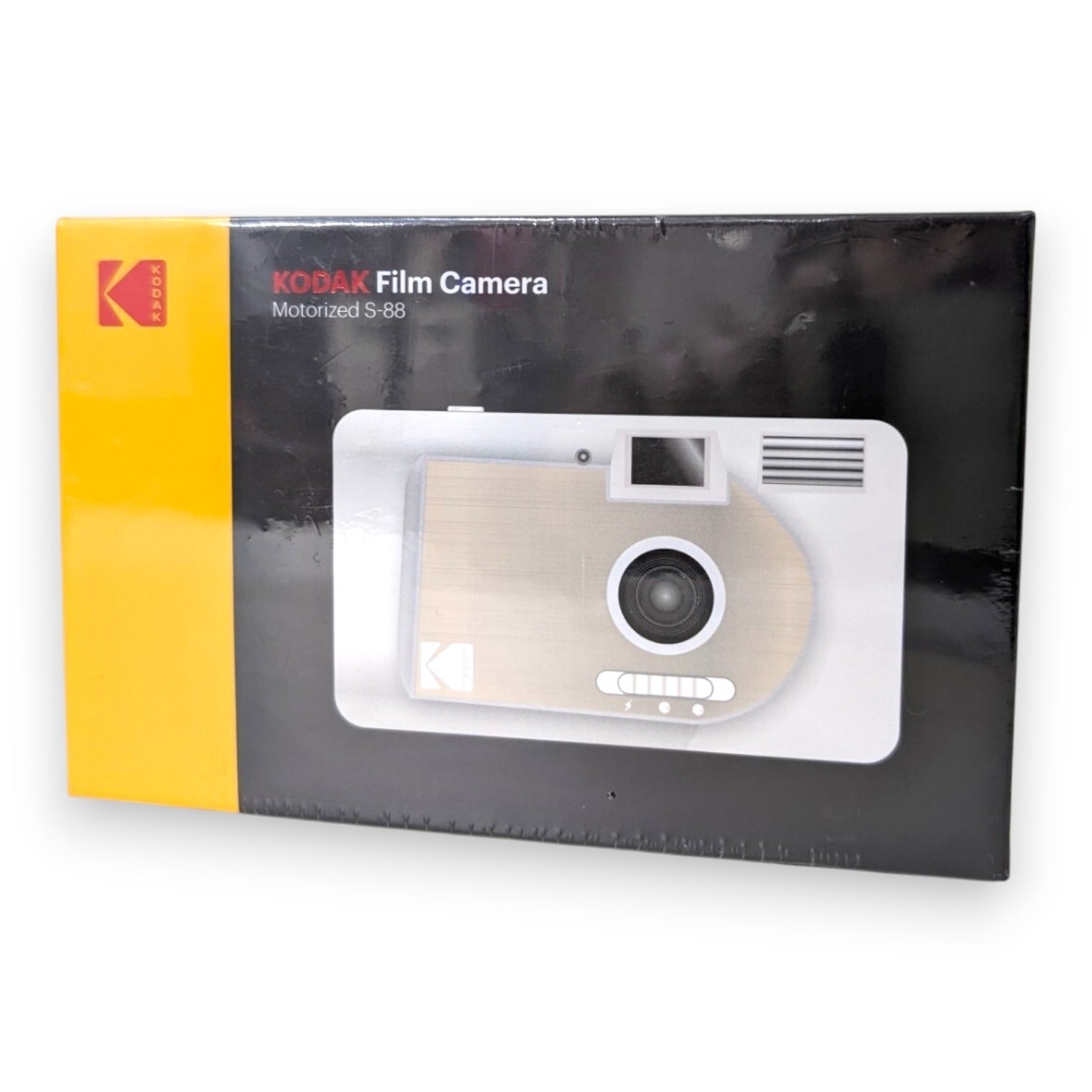 Kodak Appareil photo argentique motorisé S88, Argent, Blanc et Marron