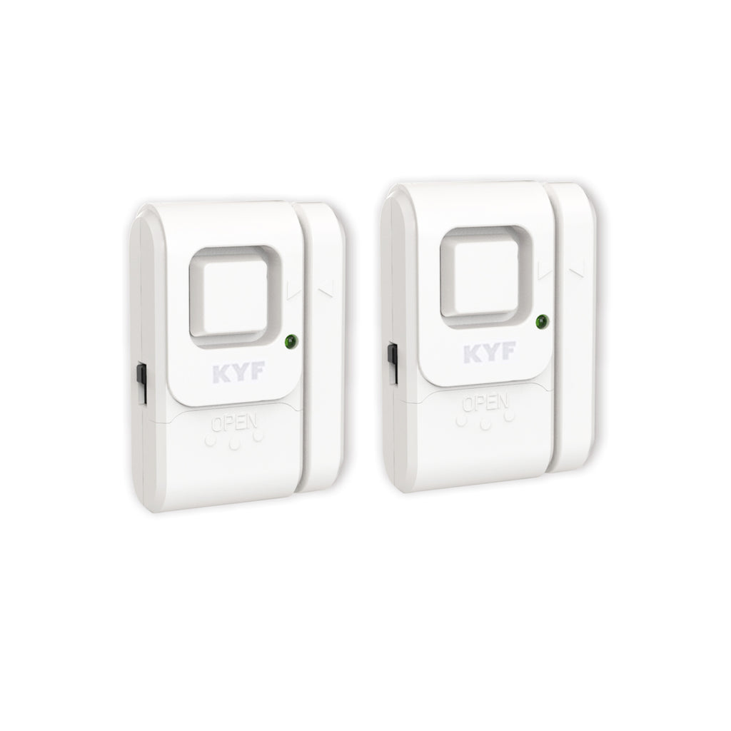 KYF Lot de 2 mini alarmes porte/fenêtre (avec fonction carillon)