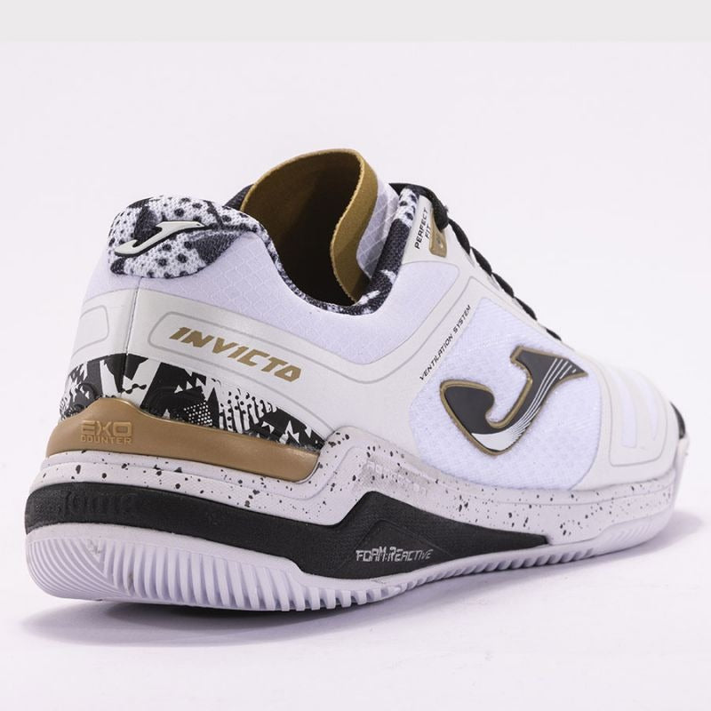 JOMA Chaussures de futsal Invicto 24 intérieures Blanc 45
