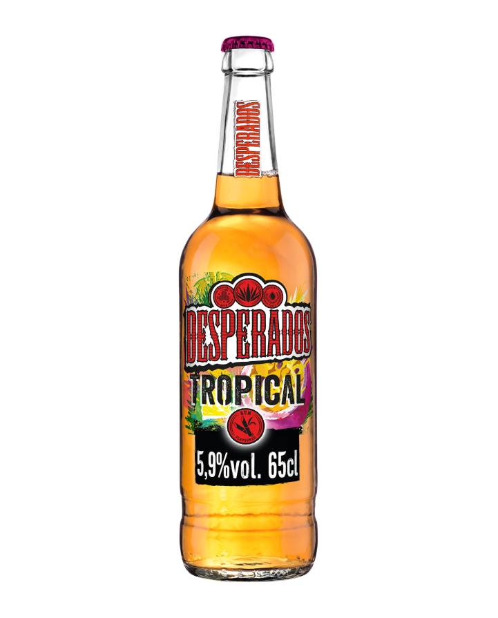 DESPERADOS Bière Aromatisée Tropical, Passion et Citron Vert 5,9% 65cl
