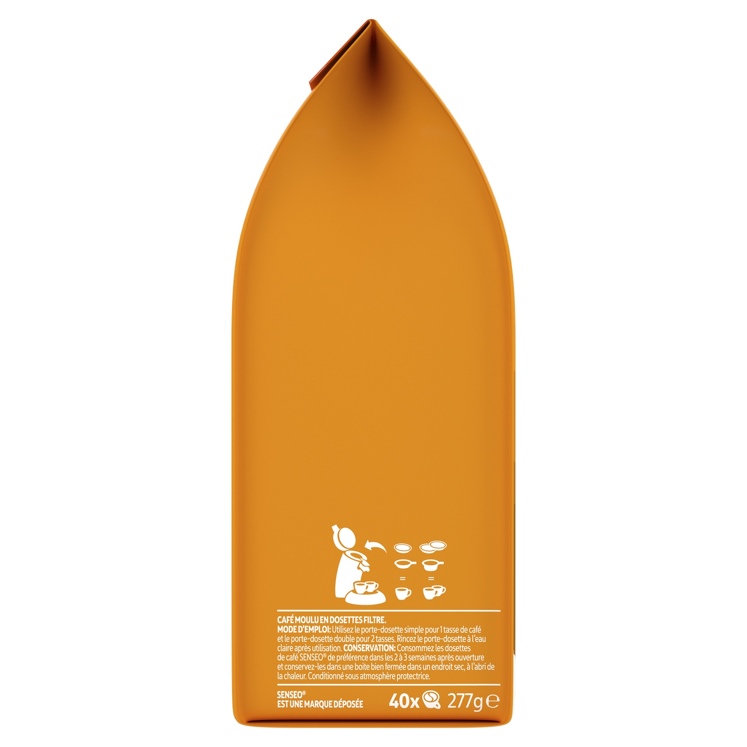 Senseo Dosettes de Café Doux 40 unités (277 g)