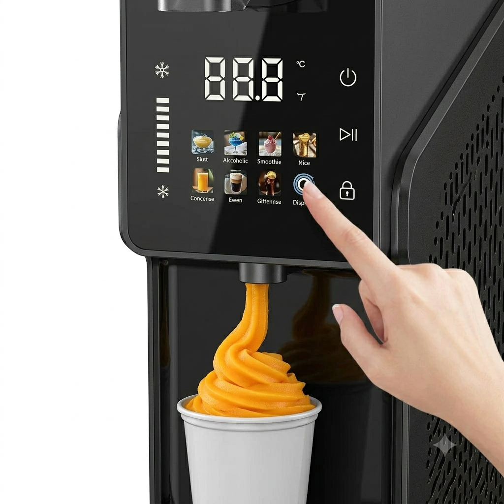 OYAJIA IM-5101 Machine à granité et boissons glacées, autonettoyante, sans glace ajoutée, dégagement continu de glace, frappés, smoothies et milkshakes