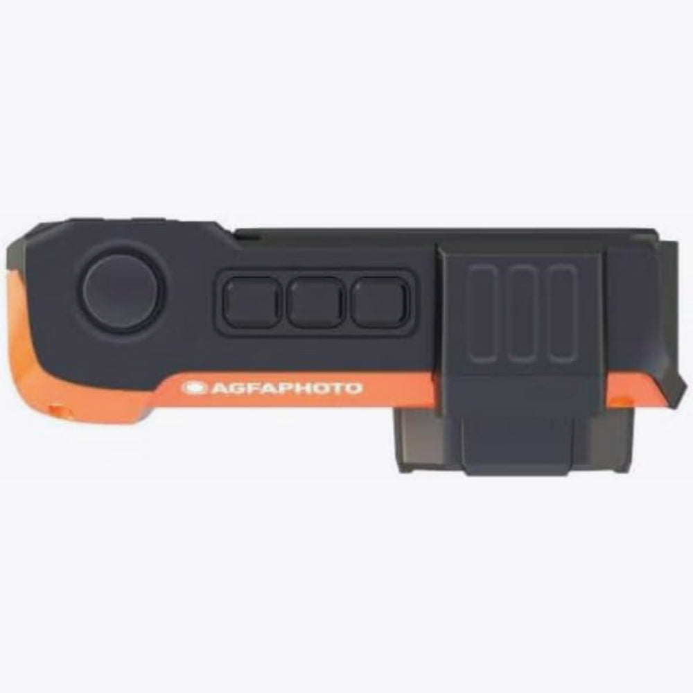AGFAPHOTO Appareil photo numérique compact étanche 24MP avec zoom numérique 18x, double écran et vidéo 4K - Orange