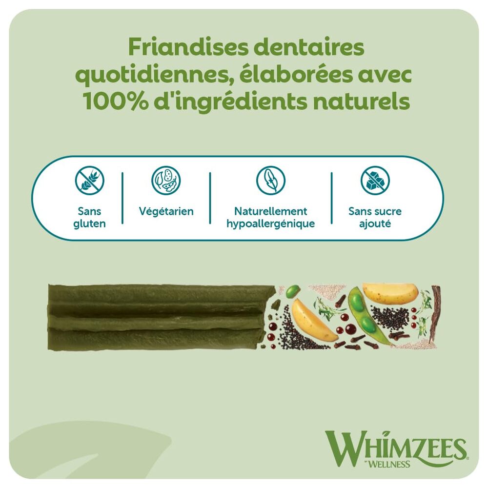 WHIMZEES Bâtonnets grande taille 7 pièces 420 g