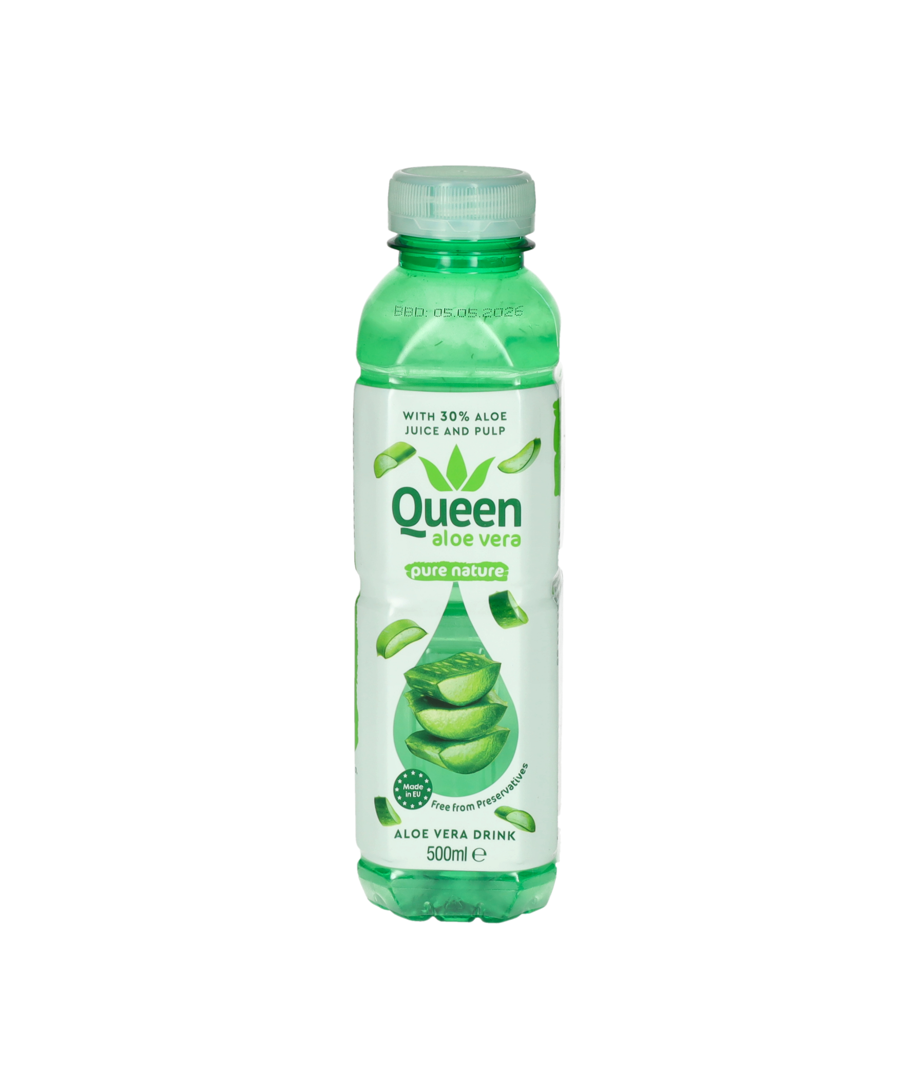QUEEN Boisson à l'aloé vera nature 500 ml