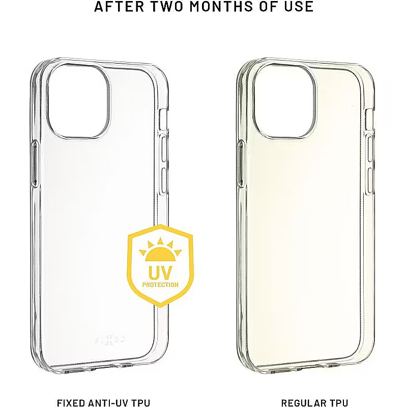 FIXED Story Coque arrière en TPU anti-UV pour Samsung Galaxy A56 5G, Transparente
