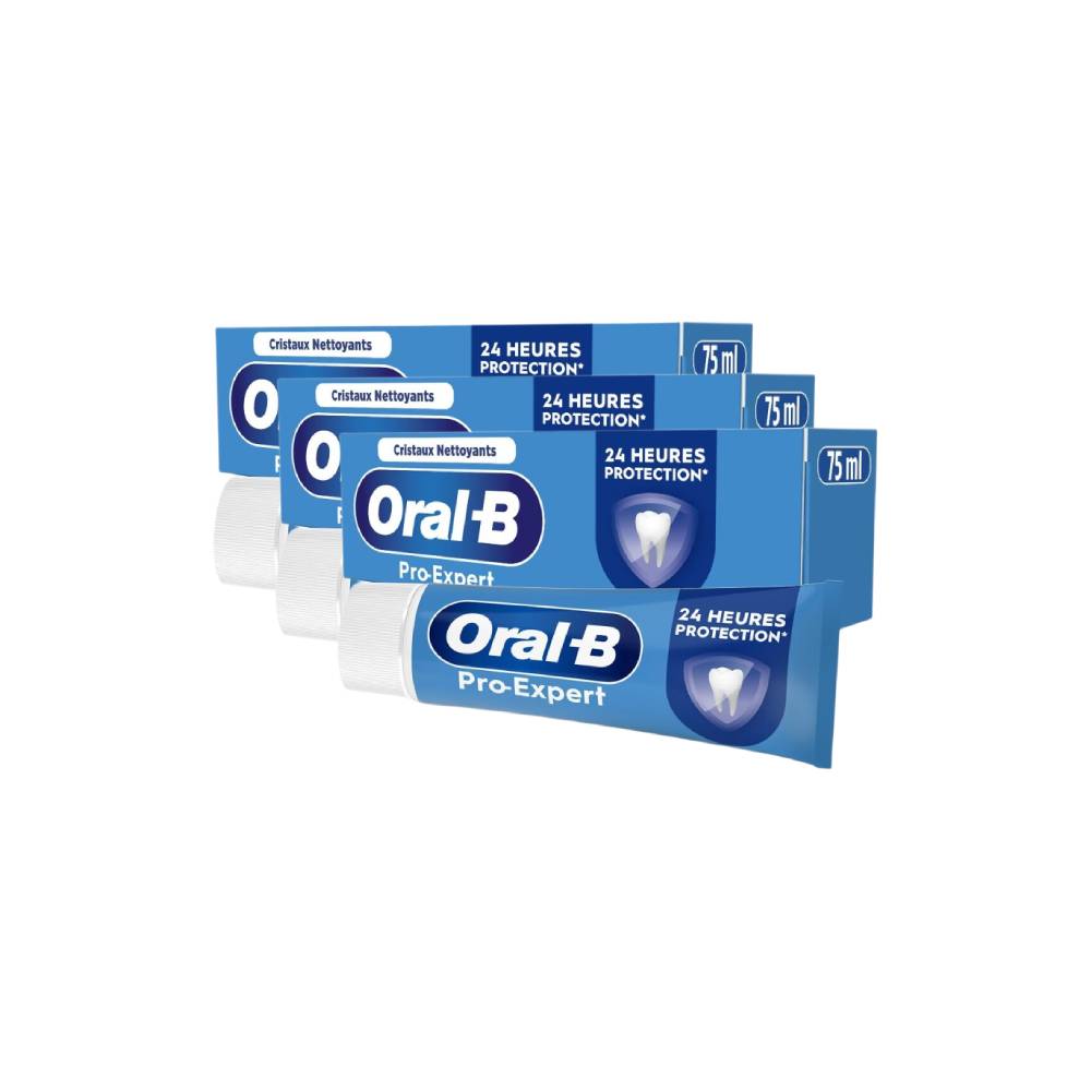 Oral B Pro Expert Protective Pro Extra Fresh Mint Toothpaste 75 ml - Pack of 3 (3 x 75ml = 3 tubes)