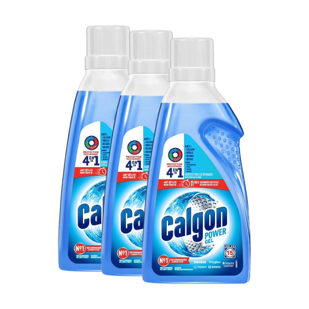 Calgon 4 en 1 Gel Détartrant Lave-linge 3 x 750 ml (= 2,25 L)