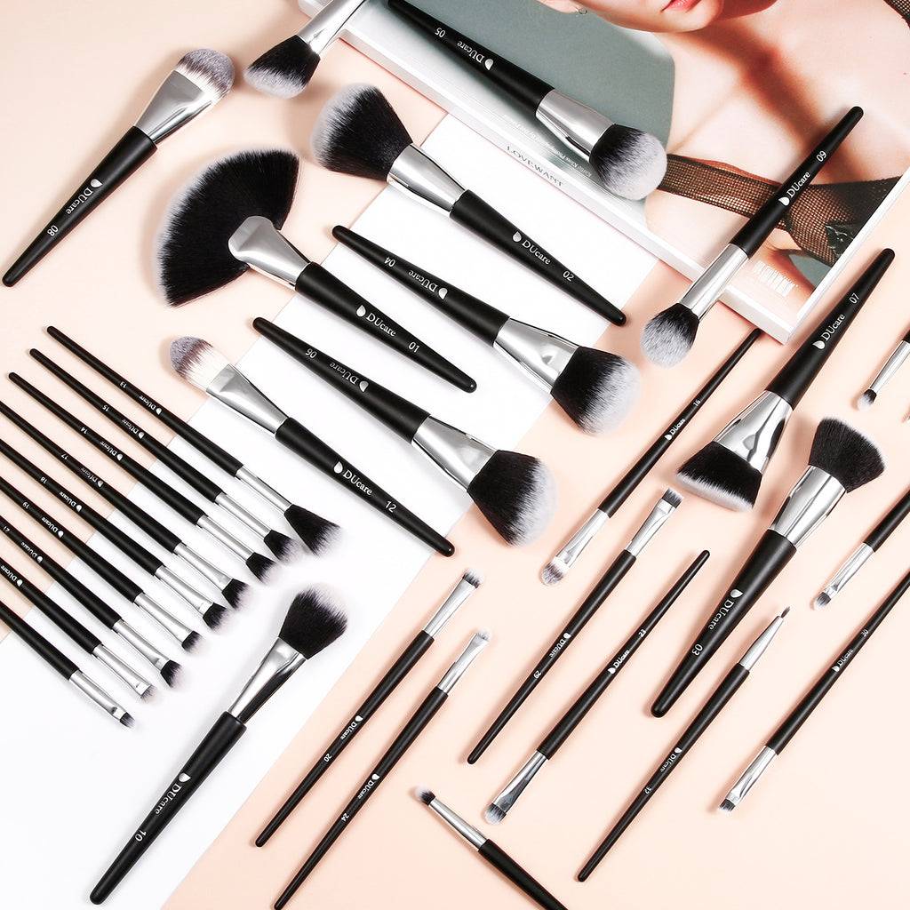 DUcare Lot professionnel de pinceaux de maquillage 32 pièces
