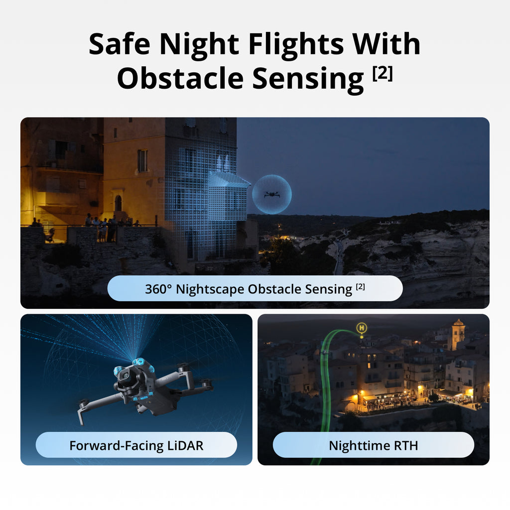 DJI Mini 5 Pro Drone 4K ultra-léger avec caméra, certifié C0, capteur CMOS 1 pouce, détection d'obstacles omnidirectionnelle, ActiveTrack 360°, rotation de la nacelle à 225°