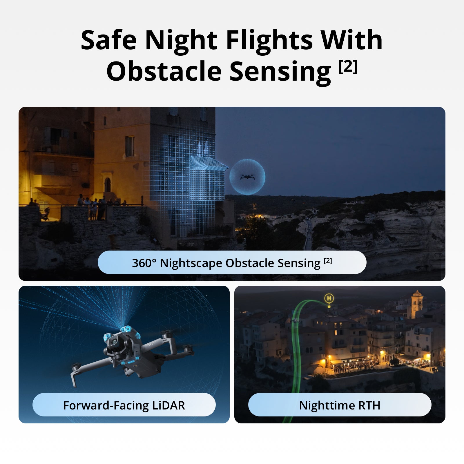 DJI Mini 5 Pro Drone 4K ultra-léger avec caméra, certifié C0, capteur CMOS 1 pouce, détection d'obstacles omnidirectionnelle, ActiveTrack 360°, rotation de la nacelle à 225°