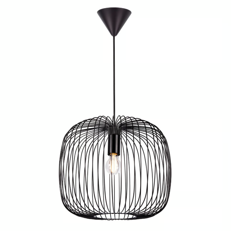 Suspension BERONI 40 métal noir IP20 E27 - Nordlux, Intérieur