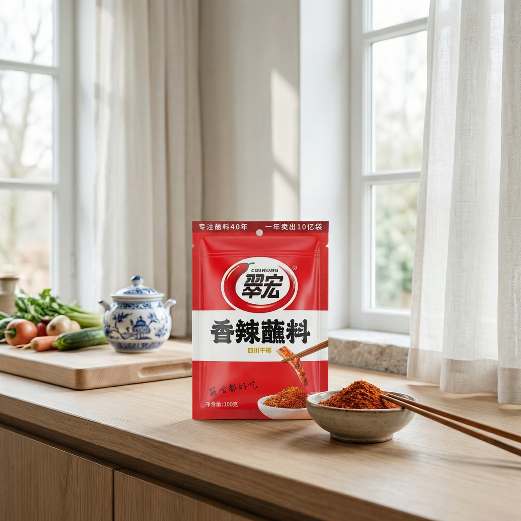 Sauce épicée Cuihong (assaisonnement sec du Sichuan) 100g