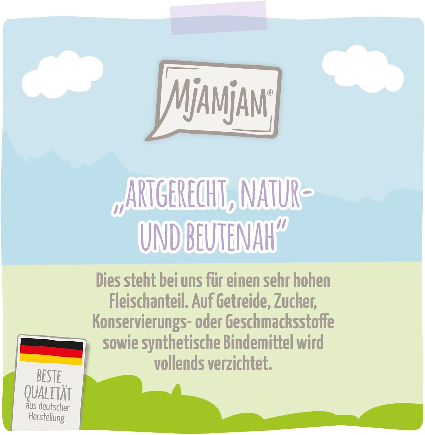 [Peut être servi frais pour l'été] MjAMjAM Duo Quetschie Nourriture humide pour chat poulet lapin citrouille 300 g x 6