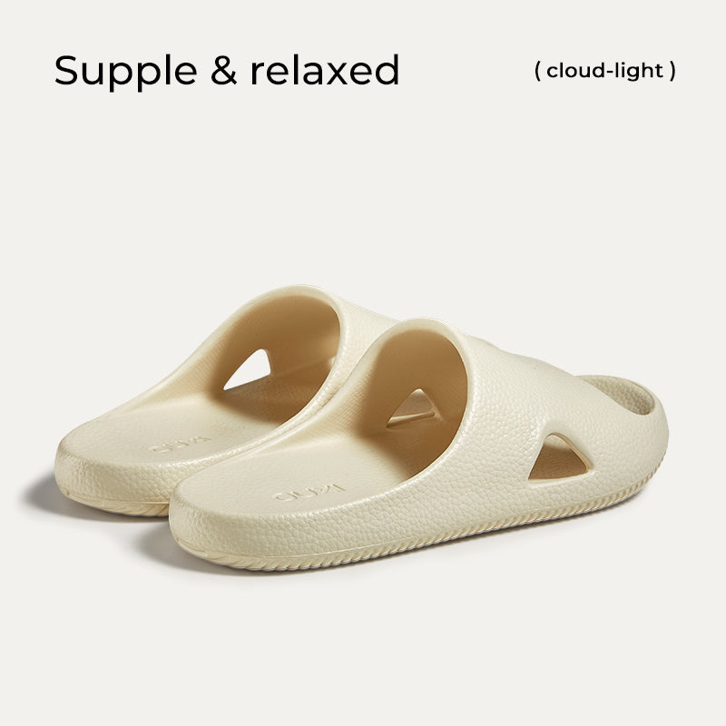 PUXI Claquettes en bois de litchi Noir perle Pointure 42-43 Unisexe Style minimaliste