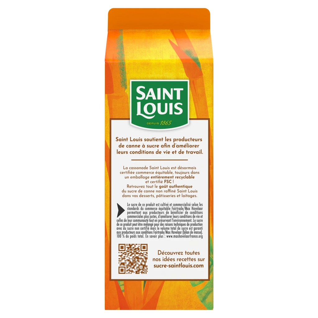 SAINT LOUIS Cassonade Fair Trade - 650 g