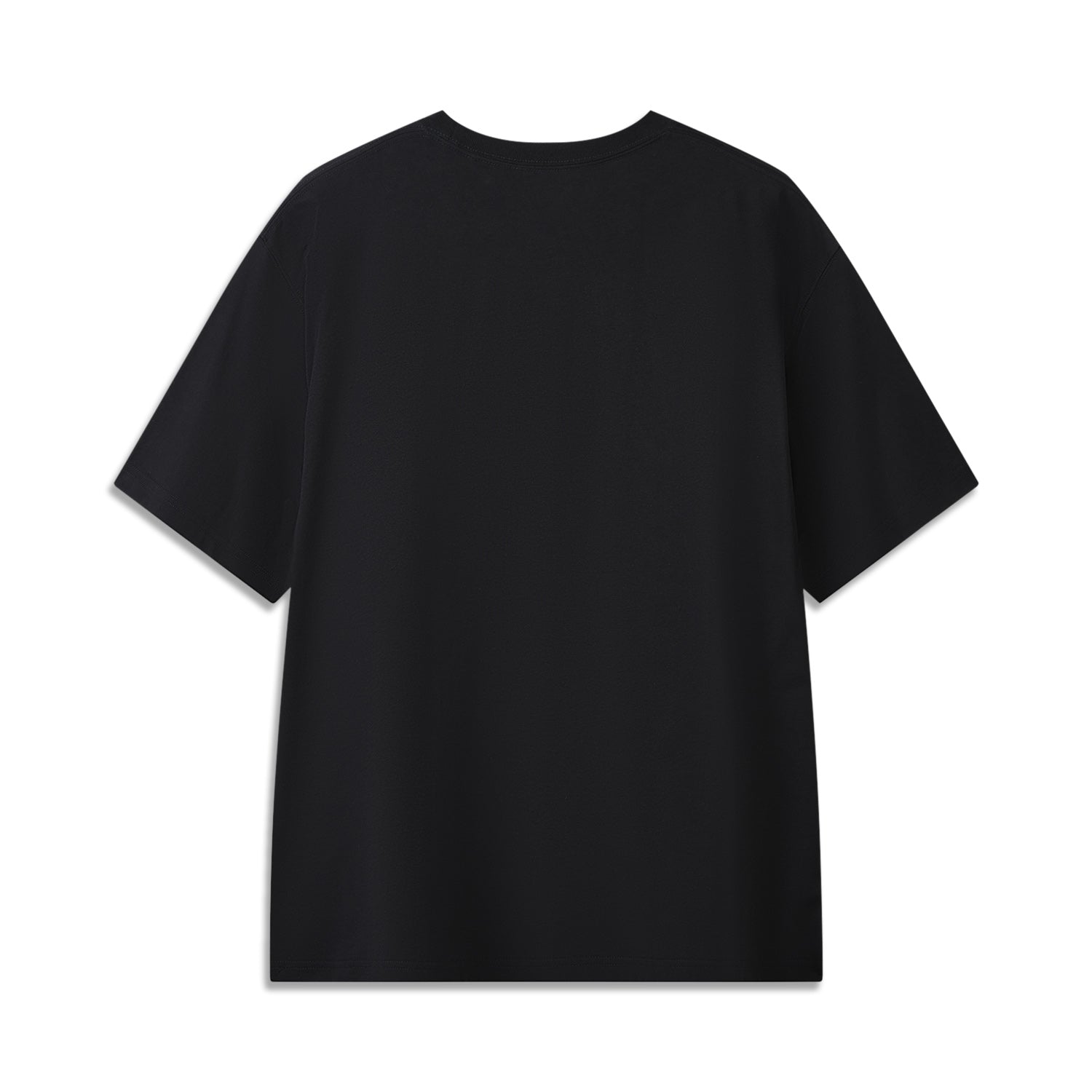 LI-NING T-shirt de sport et de loisir quotidien court commémoratif Curry Noir 3XL