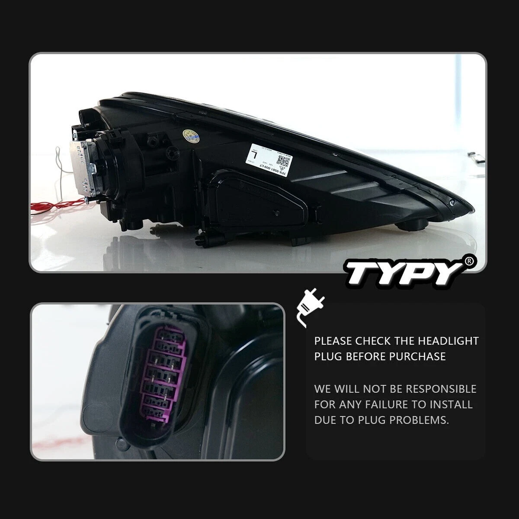 TYPY Car Styling pour Porsche Cayenne 958, phare 958.1, éclairage LED matriciel, mise à niveau, style 2023, Plug & Play