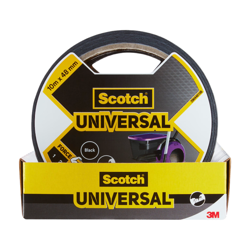 Scotch® Toile de Réparation UNIVERSAL Noir 10m x 48mm